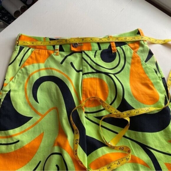 Loudmouth Shorts Mens 30 Mutlcolor Psychedelic Groovy Golf Cotton Blend Pocket - Picture 12 of 16